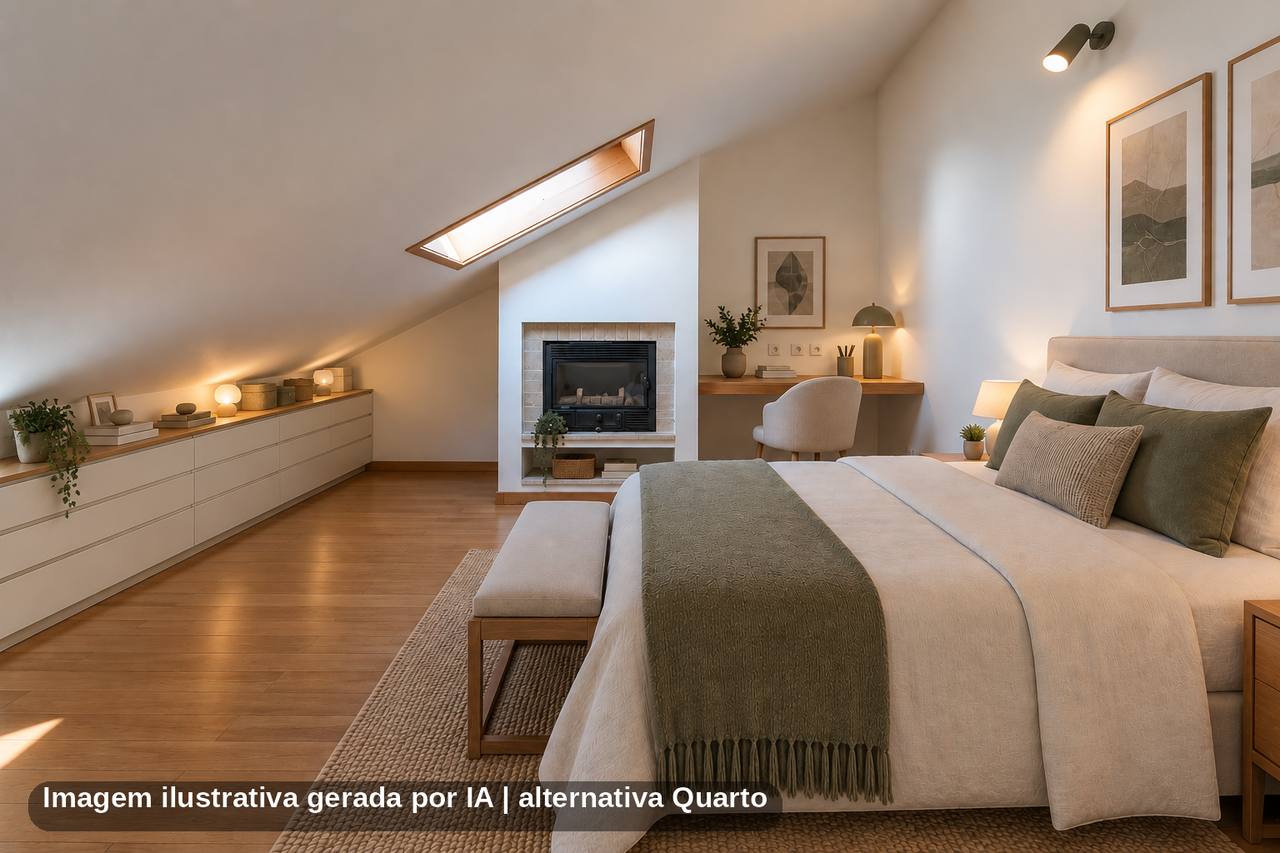 Sala ou quarto — proposta gerada por IA